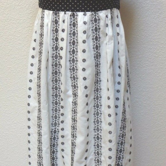 👁️3 for $20 HALTER BLACK & WHITE SILK DRESS - Picture 3 of 6